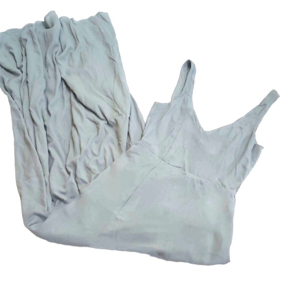 L • Show Me Your Mumu • Jenn Maxi Dress - Steel Blue Chiffon - Picture 2 of 4